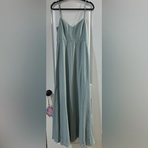 Faith Maxi Dress Silver Sage Crisp